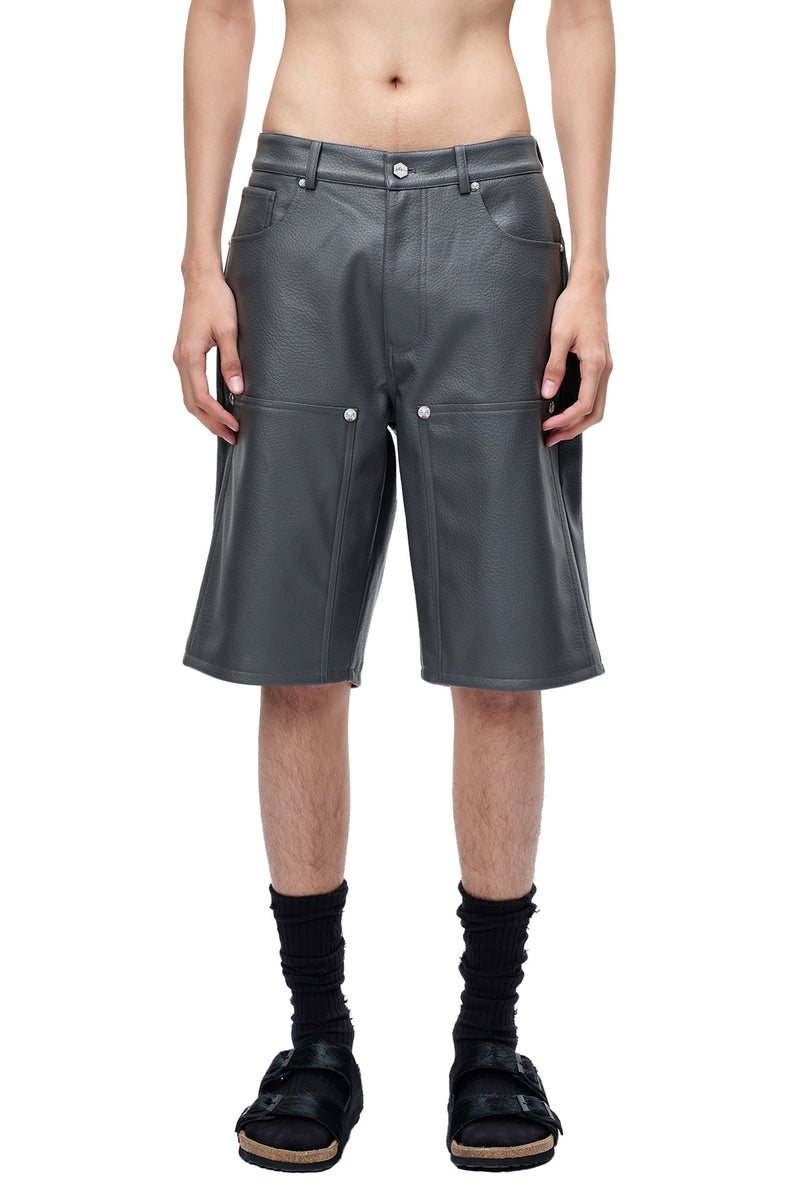 TBHNP DAWN LEATHER SHORTS – Baroque Galleria