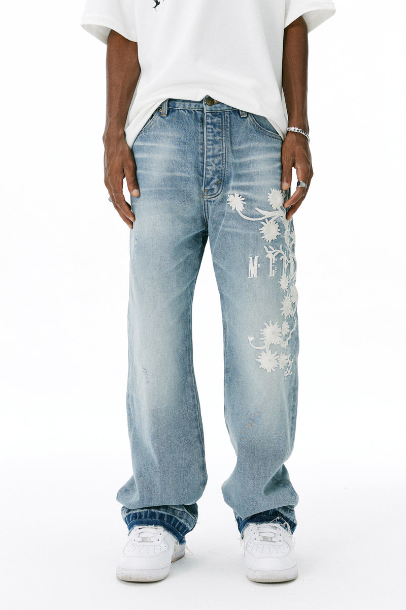 MEDM FLORAL JEANS Baroque Galleria