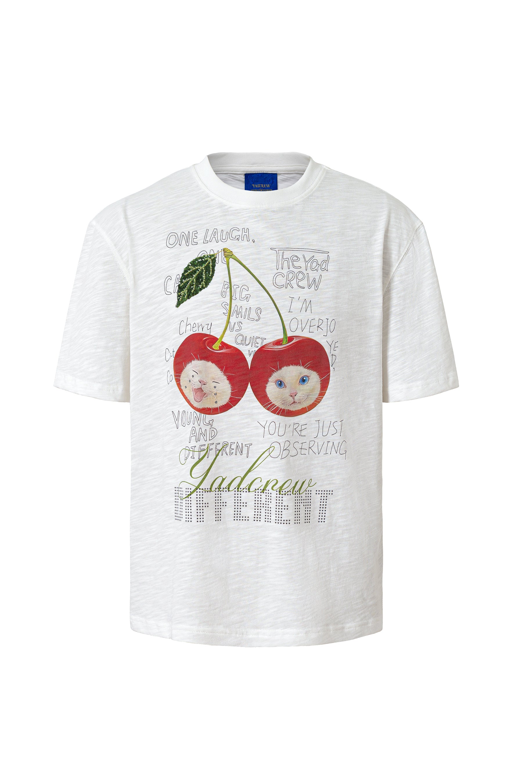 YADCREW CHERRY BEADED T-SHIRT – Baroque Galleria