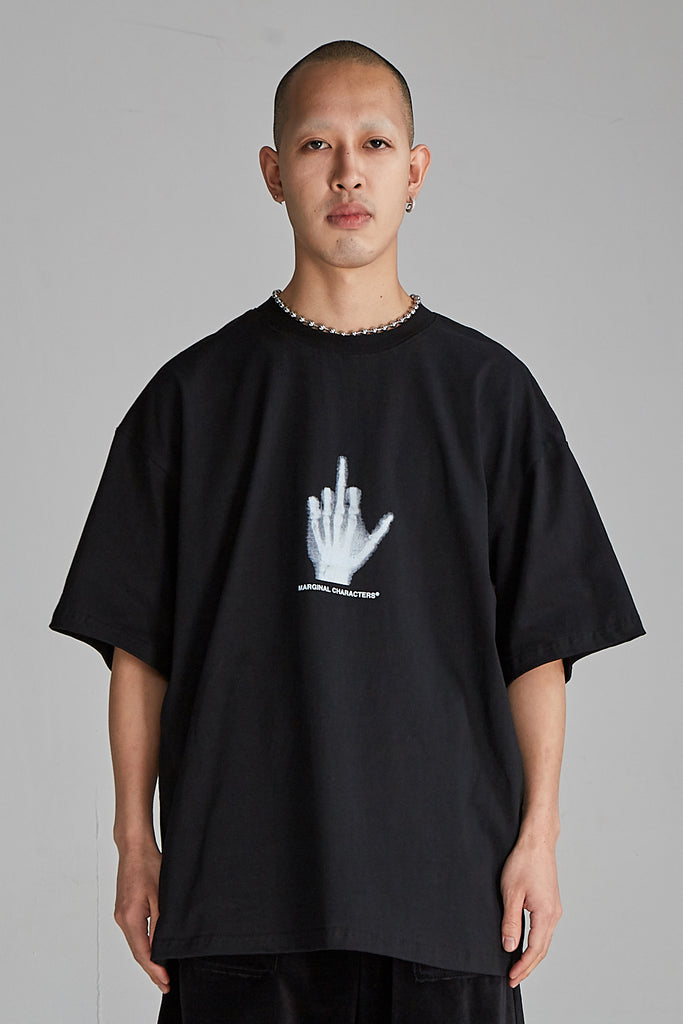 MGCT X-RAY MIDDLE FINGER T-SHIRT - Baroque Galleria