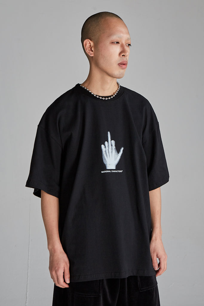 MGCT X-RAY MIDDLE FINGER T-SHIRT - Baroque Galleria