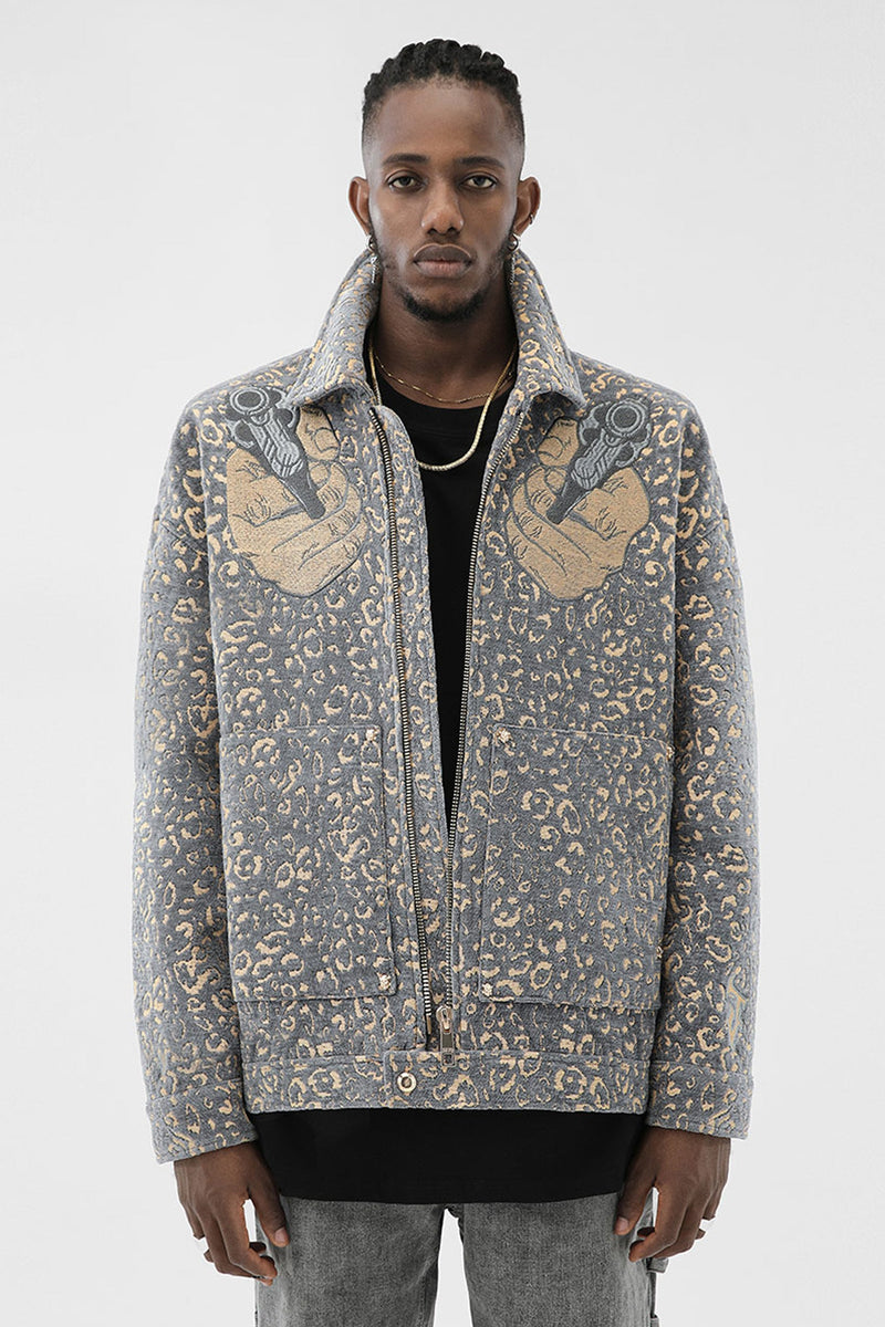JHYQ DOUBLE GUN EMBROIDERED JACKET – Baroque Galleria