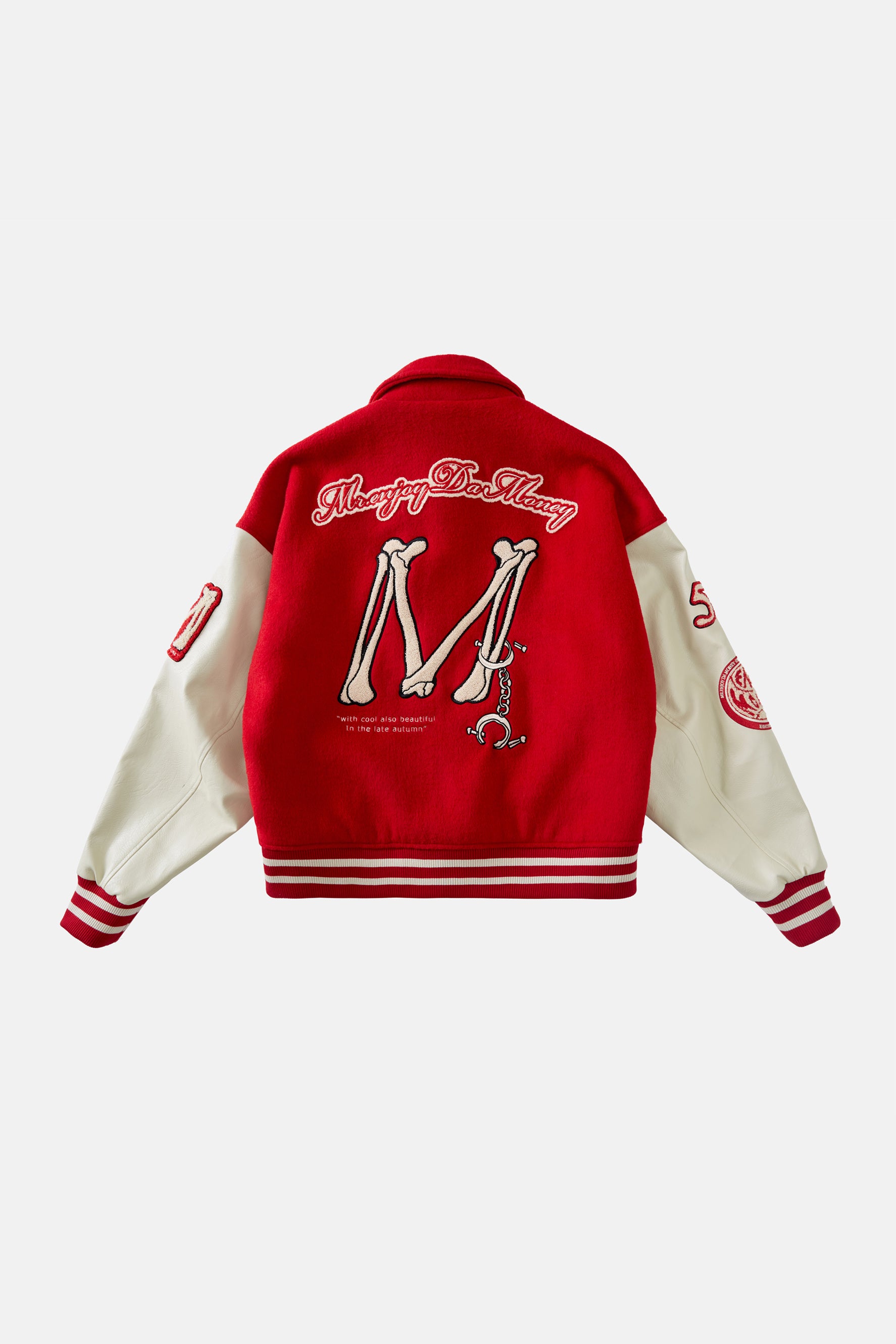 Medm Embroidery Baseball Jacket